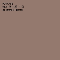 #947A6E - Almond Frost Color Image